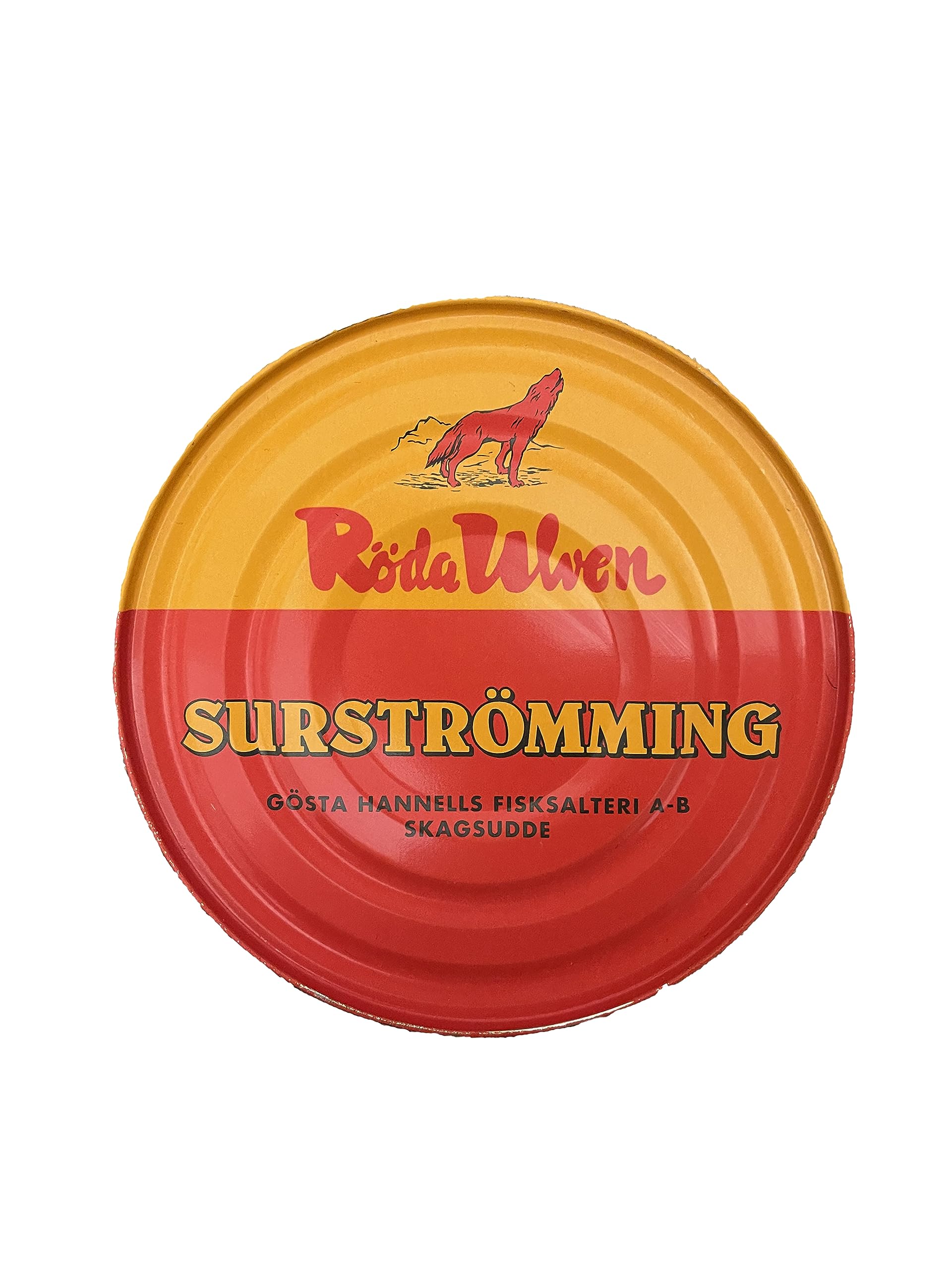 Surstrmming Fermented Pegs in Traditional Tin