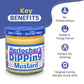 Herlochers Dipping Mustard - Pack of 2 | Sweet & Tangy Mustard Dip, 8 oz Jar | Gluten-Free, Salt-Free, Fat-Free | Perfect Pretze