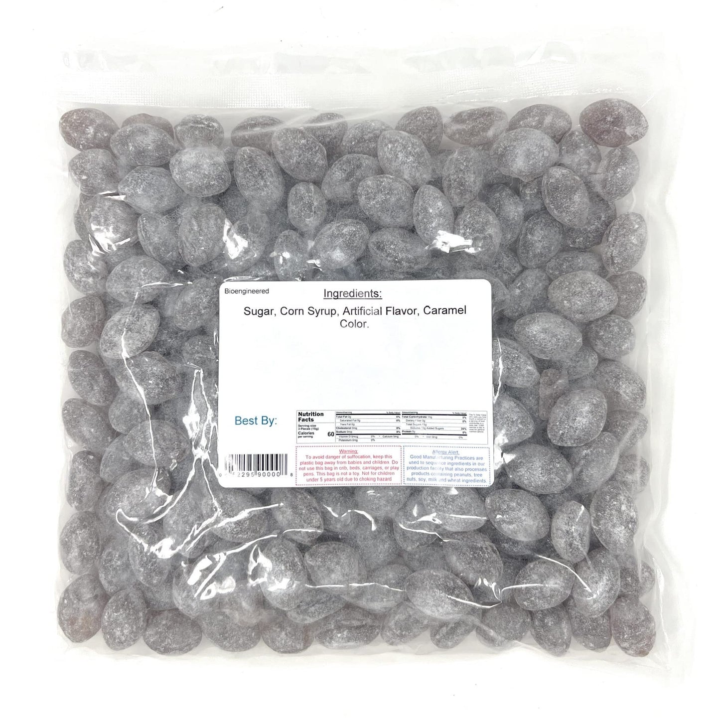 Oasis Supply Claeys Sanded Candy Drops, Root malt-inspired, 2 Pound, Black