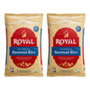 Royal Basmati Rice - Authentic Long Grain White Basmati Rice - 5 lb (2 Bags)