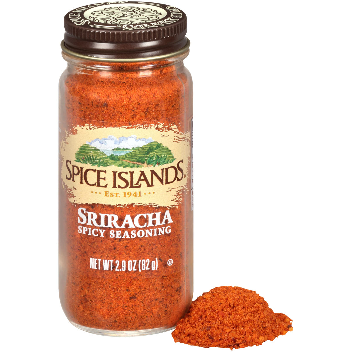 Spice Islands Sriracha Spicy Seasoning, 2.9 Ounce - Bold Flavor for Cooking, Grilling & Snacks