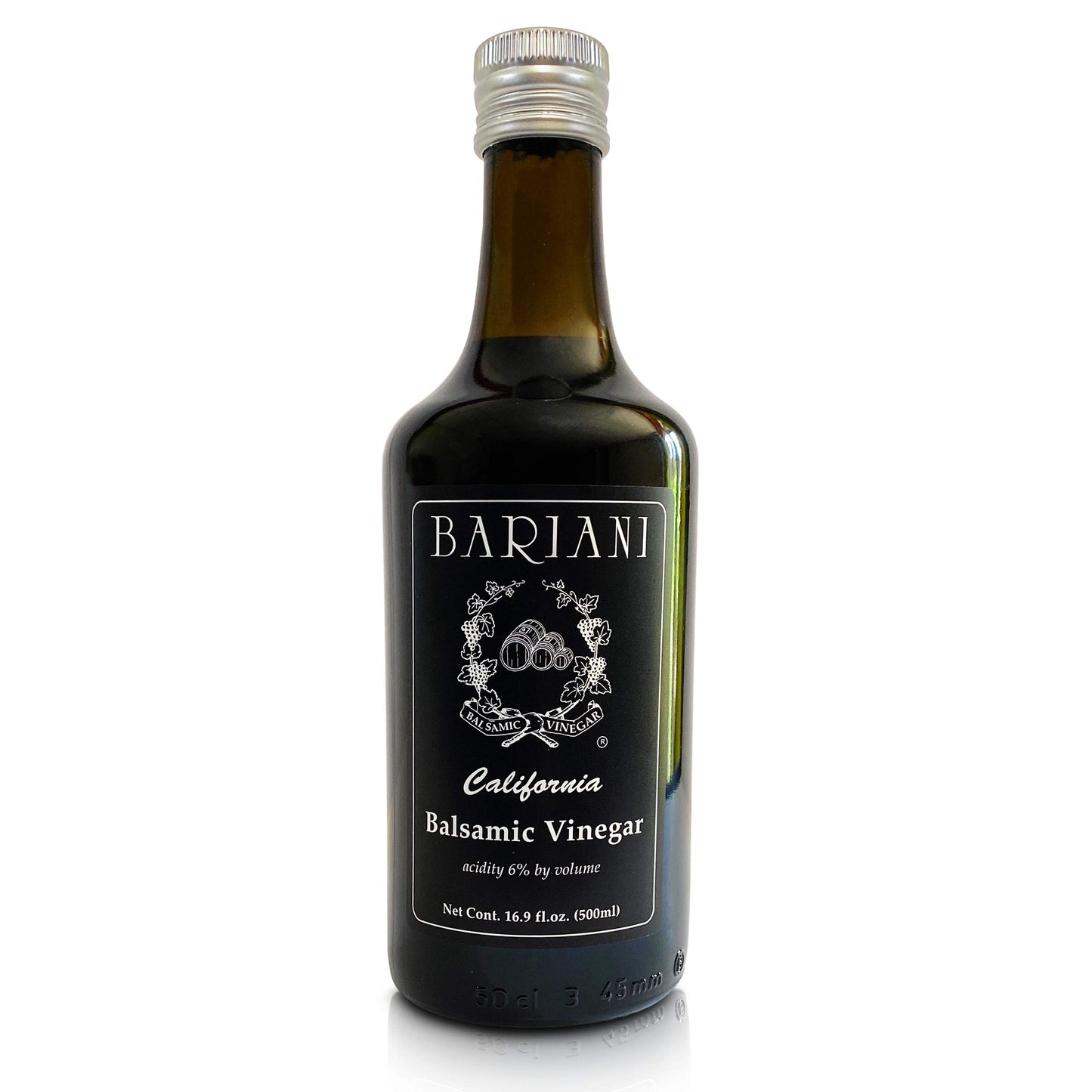 Bariani Organic Balsamic Vinegar - Natural & Semi-Sweet, 16.9 fl oz