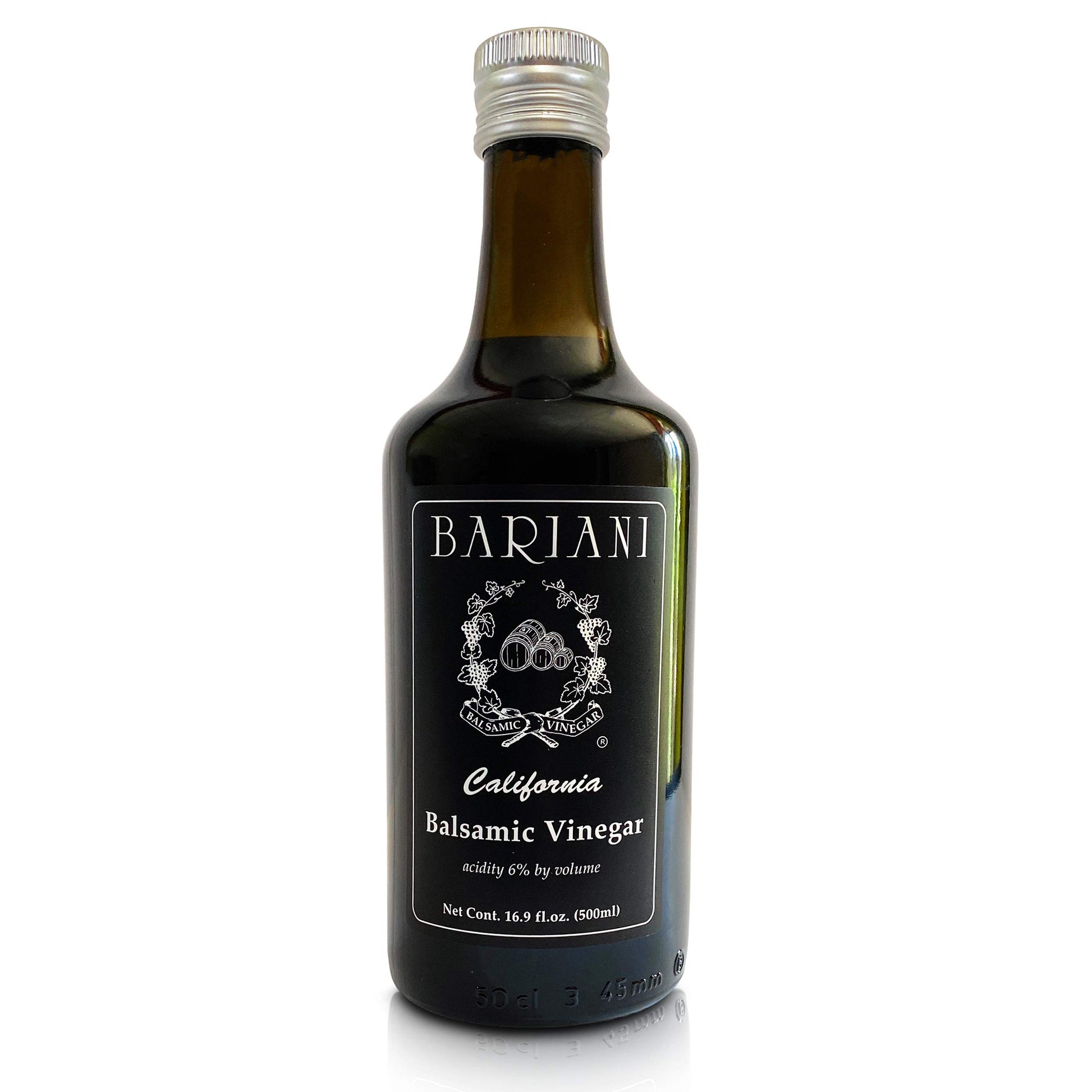 Bariani Organic Balsamic Vinegar - Natural & Semi-Sweet, 16.9 fl oz