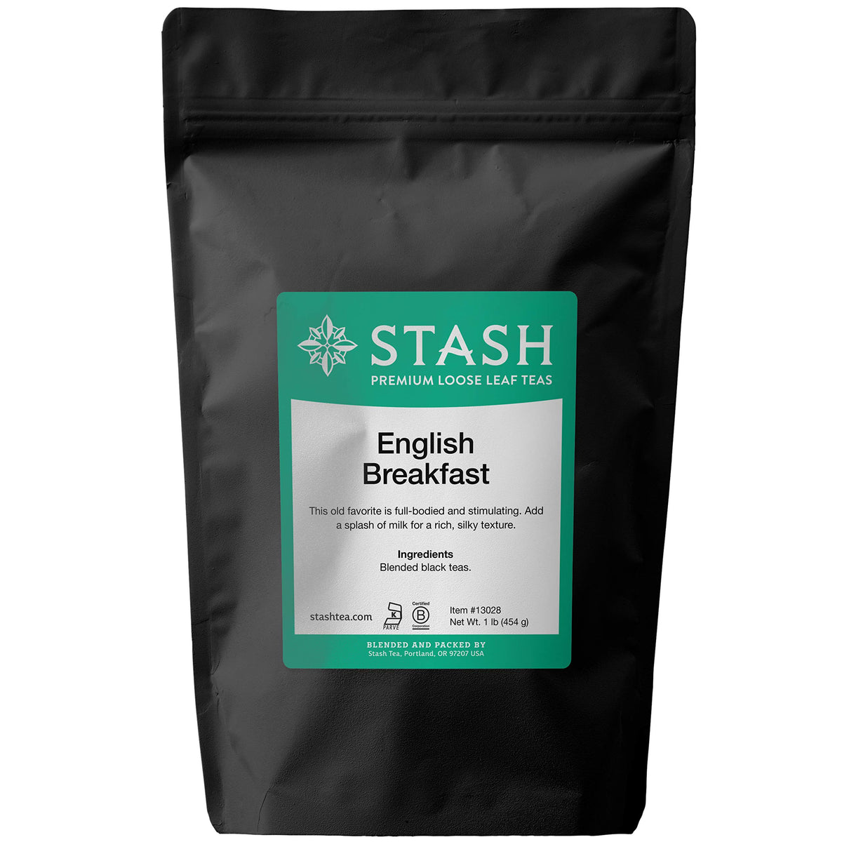 Stash English Breakfast Loose Leaf Black Tea, 16 Ounces, 1 Pound Pack