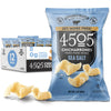 4505 Sea Salt Seasoned Chicharrones, Fried Pork Rinds - Sea Salt Flavored Pork Skins - Low Carb, Gluten-Free, Protein Snack - 3o