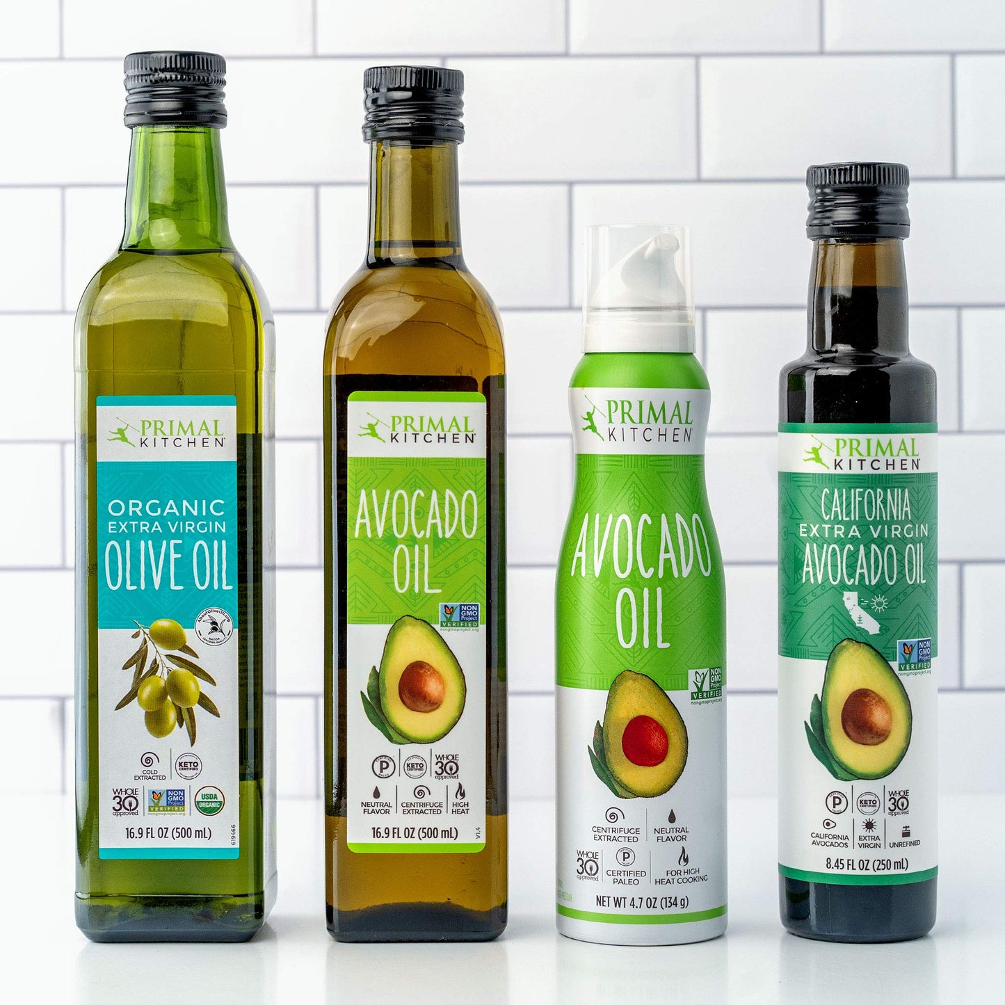 Primal Kitchen Avocado Oil, Whole30 Approved, Paleo & Keto Certified, 16.9 Fl Oz, Pack of 2