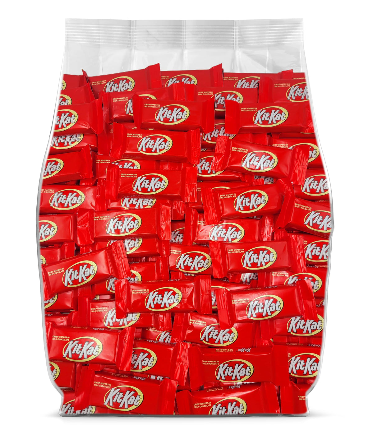 Yummy Chew KitKat Milk Chocolate Snack Size Candy Bars - 60 Individually Wrapped, 2 Pounds, Brown