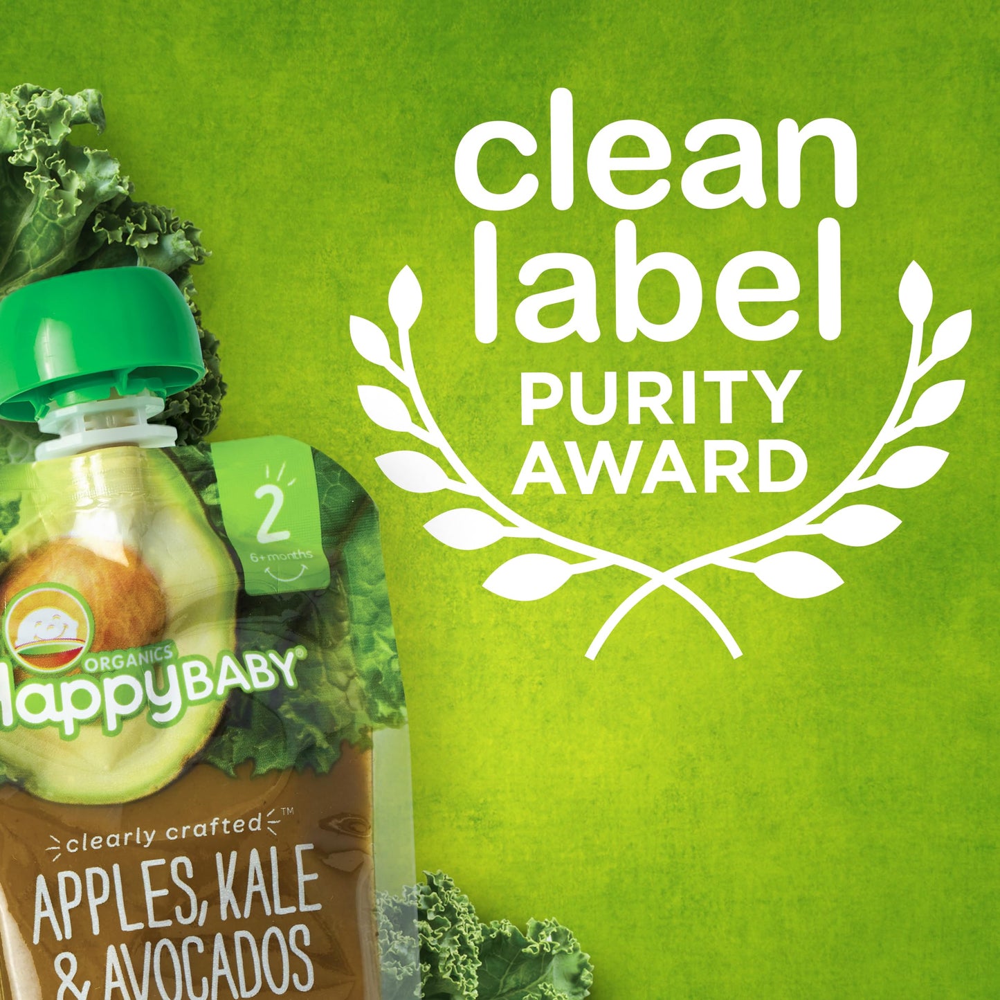 Happy Baby Organics Stage 2 Baby Food Pouches, Gluten Free, Vegan & Healthy Snack, Clearly Crafted Fruit & Veggie Puree, Fruit & Veggie Variety Pack, 4 Ounces (Pack Of 16), Large Online Retailer Limited Availability