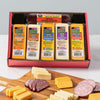 Wisconsin Cheese Company - Specialty Cheese & Summer Sausage Gift Box - 100% Wisconsin Gouda  Rich Flavor Cheddar  Salami  Tomato Basil Cheddar  Swiss (Pack Of 5 Blocks) | Perfect For Parties  Charcuterie Boards And Birthdays | Great Birthday Gift