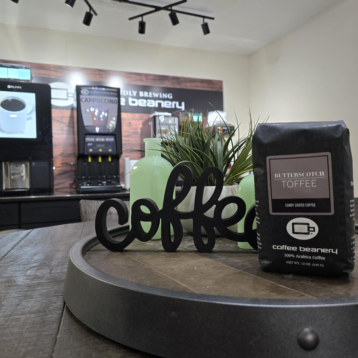 Butterscotch Toffee Flavored Coffee, Specialty Arabica Coffee, Medium Roast, 12 Ounce, Very Fine