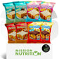Prime Bites Protein Brownies Variety Pack Blondies - High Protein (19G), Collagen & Whey Protein, Low Sugar - 8 Count Snack & Gift Box