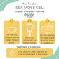 Elderwise Raw Sea Moss | Organic Seamoss Makes 20Oz Of Gel | Wildcrafted Golden Sea Moss | Raw & Non Gmo Certified | Sundried |