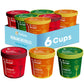 Hethstia Konjac Noodle, 6-Pack Pre-cooked Low Carb Shirataki Pho Soup Variety Flavor (Chicken, Spicy Curry, Spicy Beef)- Low-Cal
