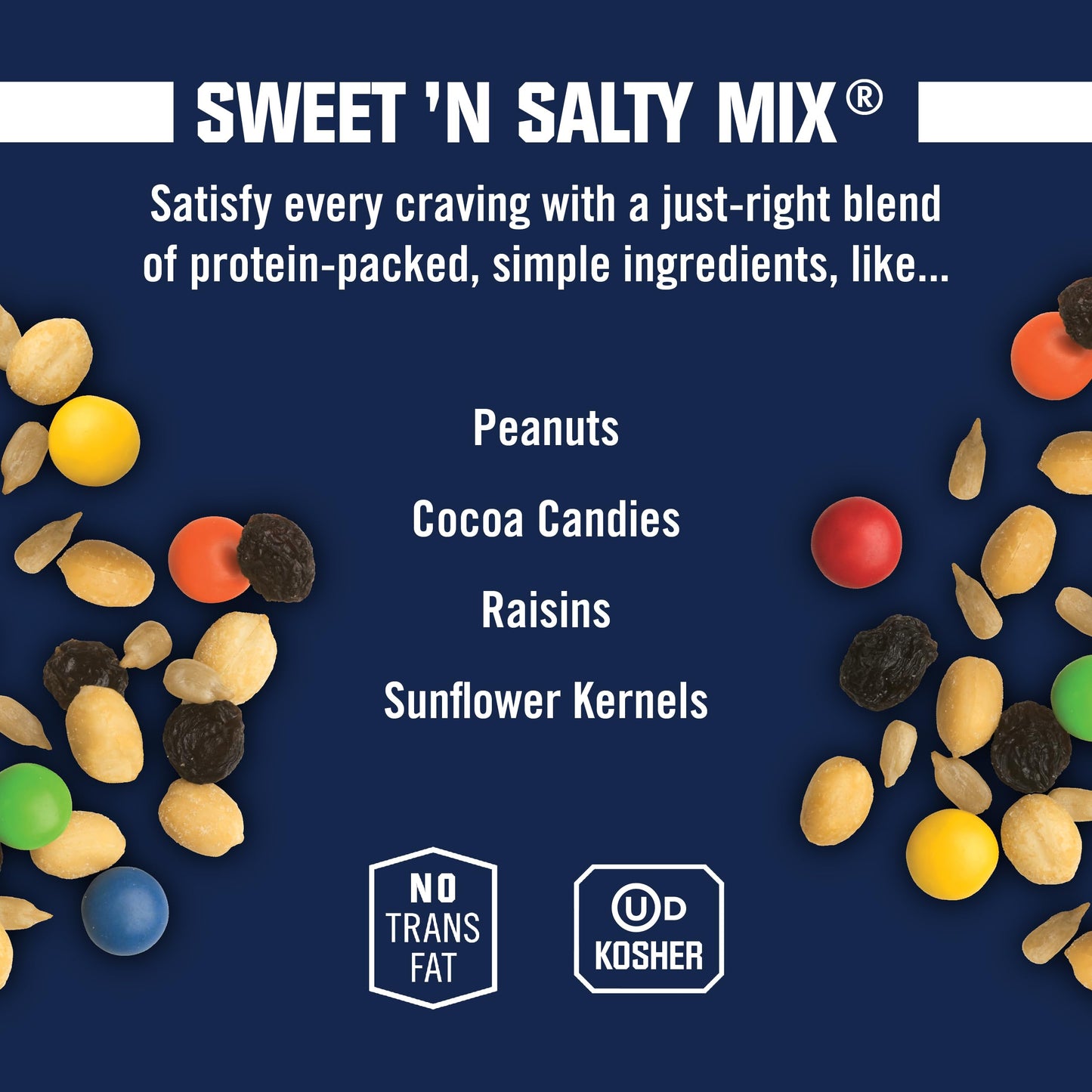 Kars Nuts Sweet N Salty Trail Mix, 44 oz (Pack of 6) - Resealable Pouch, Easy and Quick Snacks for Adults and Kids
