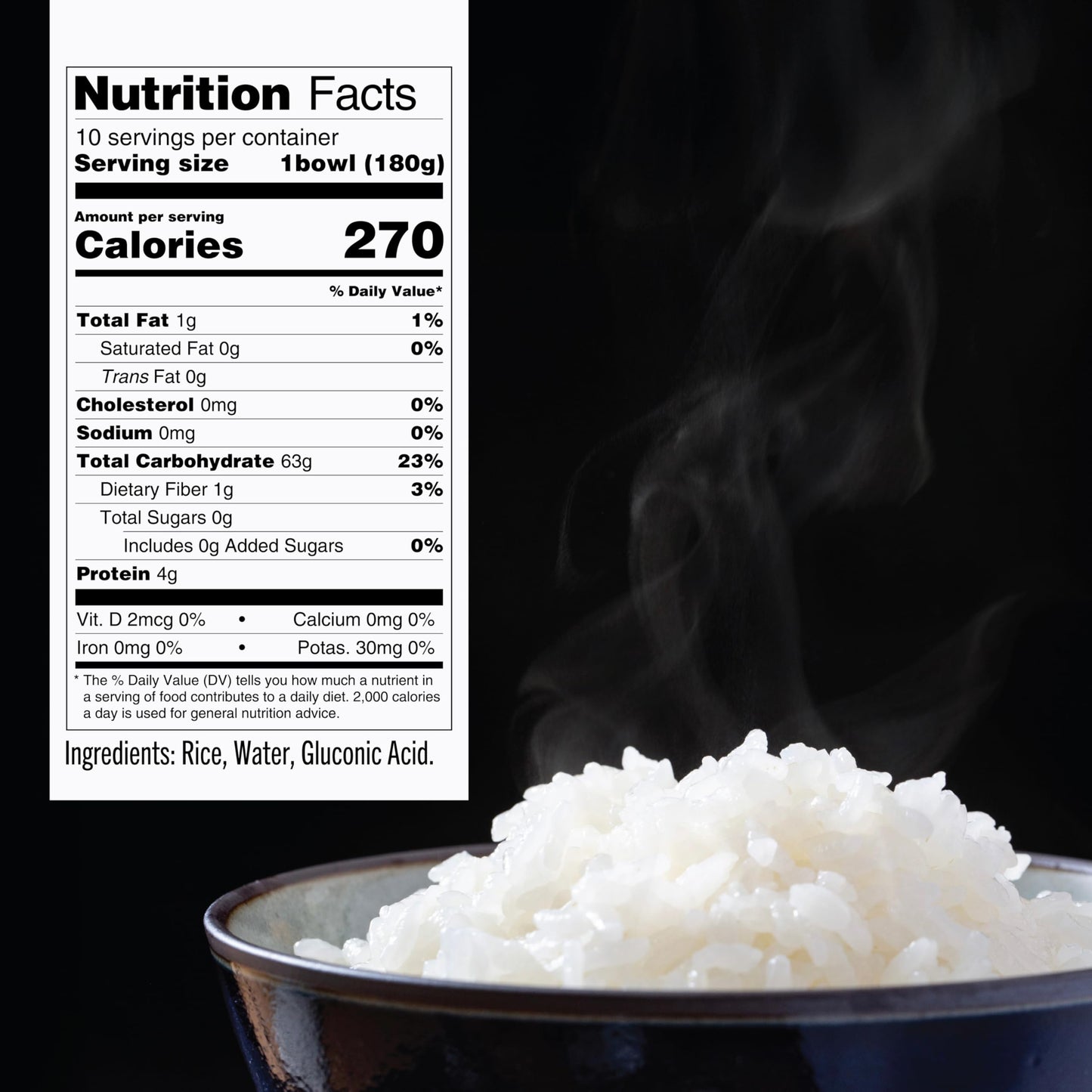Iris Ohyama Instant White Rice - Gluten Free Vegan, Japanese Short Grain Sushi Rice, 6.3 Ounce (Pack of 40)