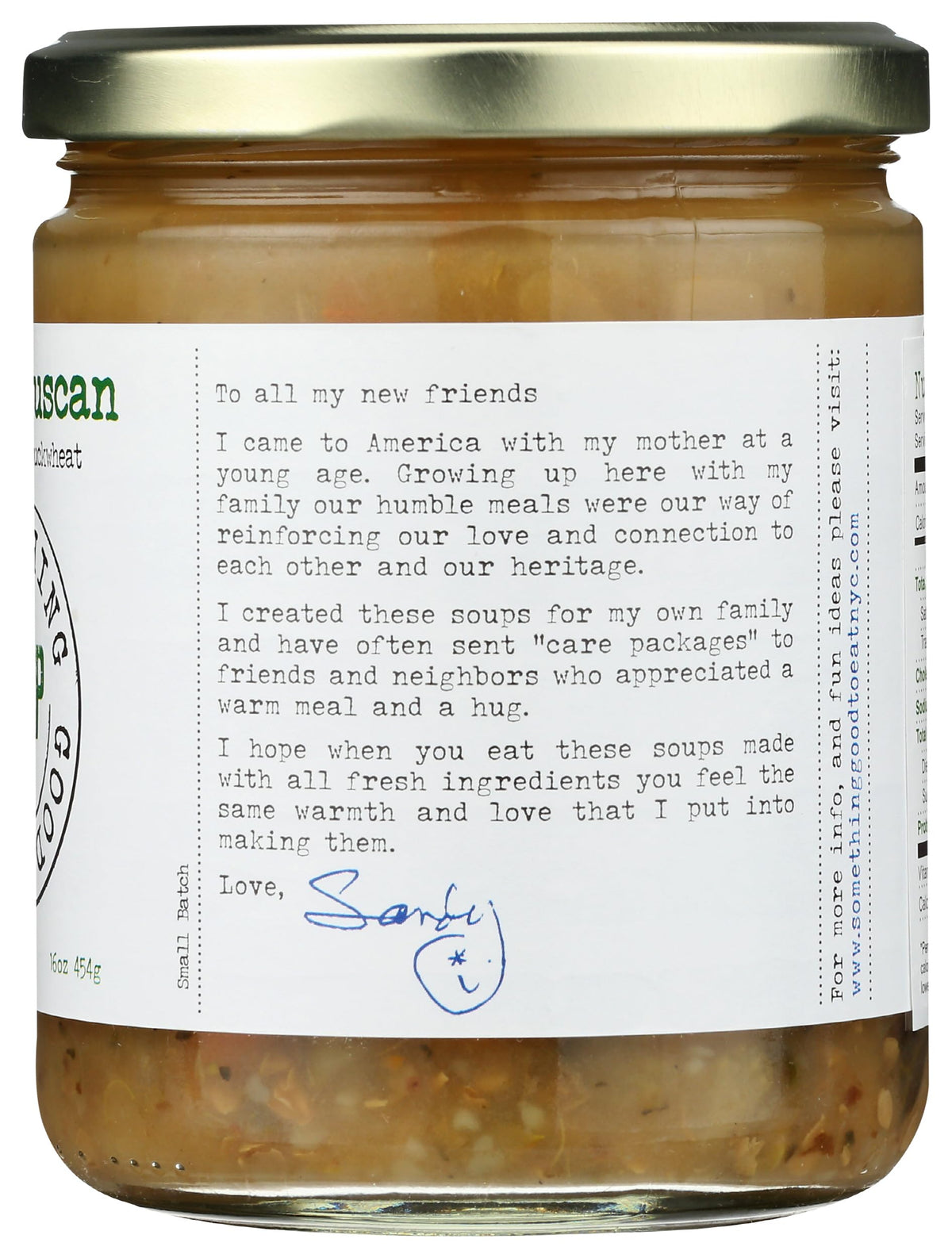 Something Good To Eat Hearty Tuscan Vegetable & Buckwheat Soup, 16 Oz