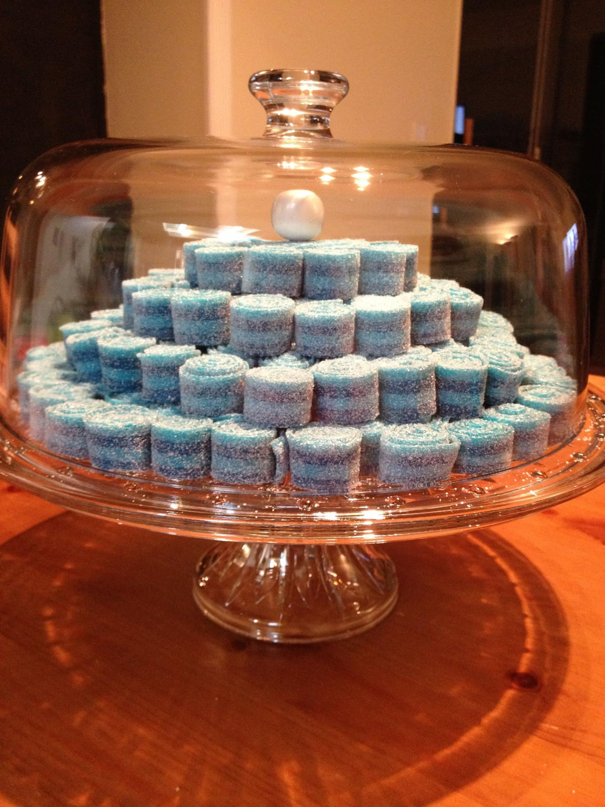 By The Cup Sour Power Berry Blue Sour Belts, 1 Lb Bulk Bag