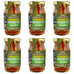 Season Anchovies In Olive Oil - Flat Anchovy Fillets, Wild Caught Fish, Keto Snacks, Canned Anchovies, Rich In B Vitamins, Low In Mercury, Kosher, Non-Gmo, 600Mg Of Omega-3-4.2 Oz Glass Jar, 6-Pack