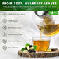 Freshdrinkus, Permium 16Oz Mulberry Leaves, 100% Natural & Pure From Mulberry Leaves, Loose Leaf Herbal Tea, No Additives, No Caffeine, Vegan