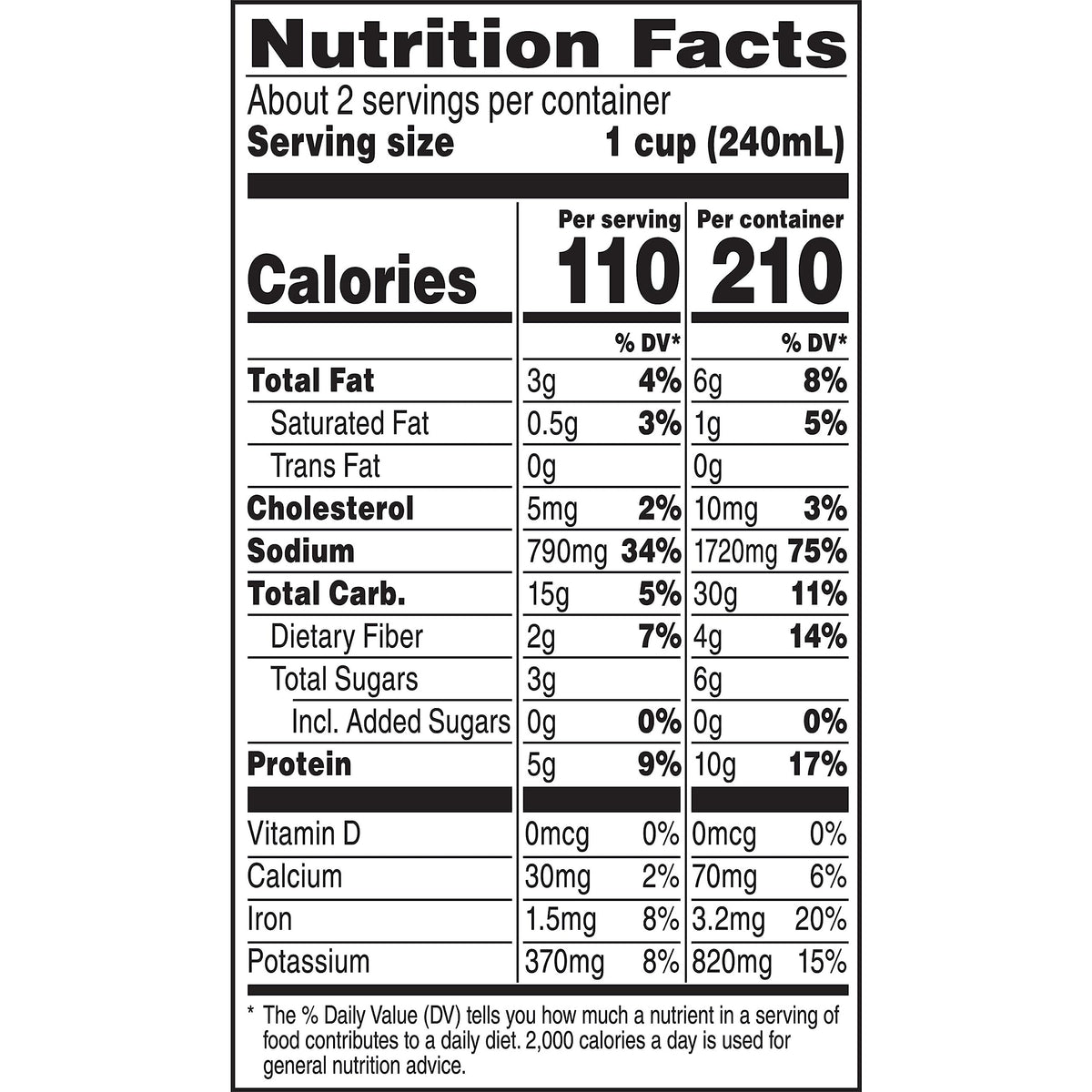 Campbell s Chunky Soup, Manhattan Clam Chowder, 18.8 oz can (Case of 12)