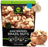 NUT CRAVINGS - Raw Broken Brazil Nuts, Unsalted, No Shell, (16oz - 1 LB) Bulk Nuts Packed Fresh in Resealable Bag - Kosher Healt