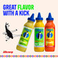 Tari Hot Sauce - Rocoto & Amarillo Pepper Variety Pack - Aji Amarillo + Zesty Verde + Smoky Heat - 11.8oz each (3Pk)