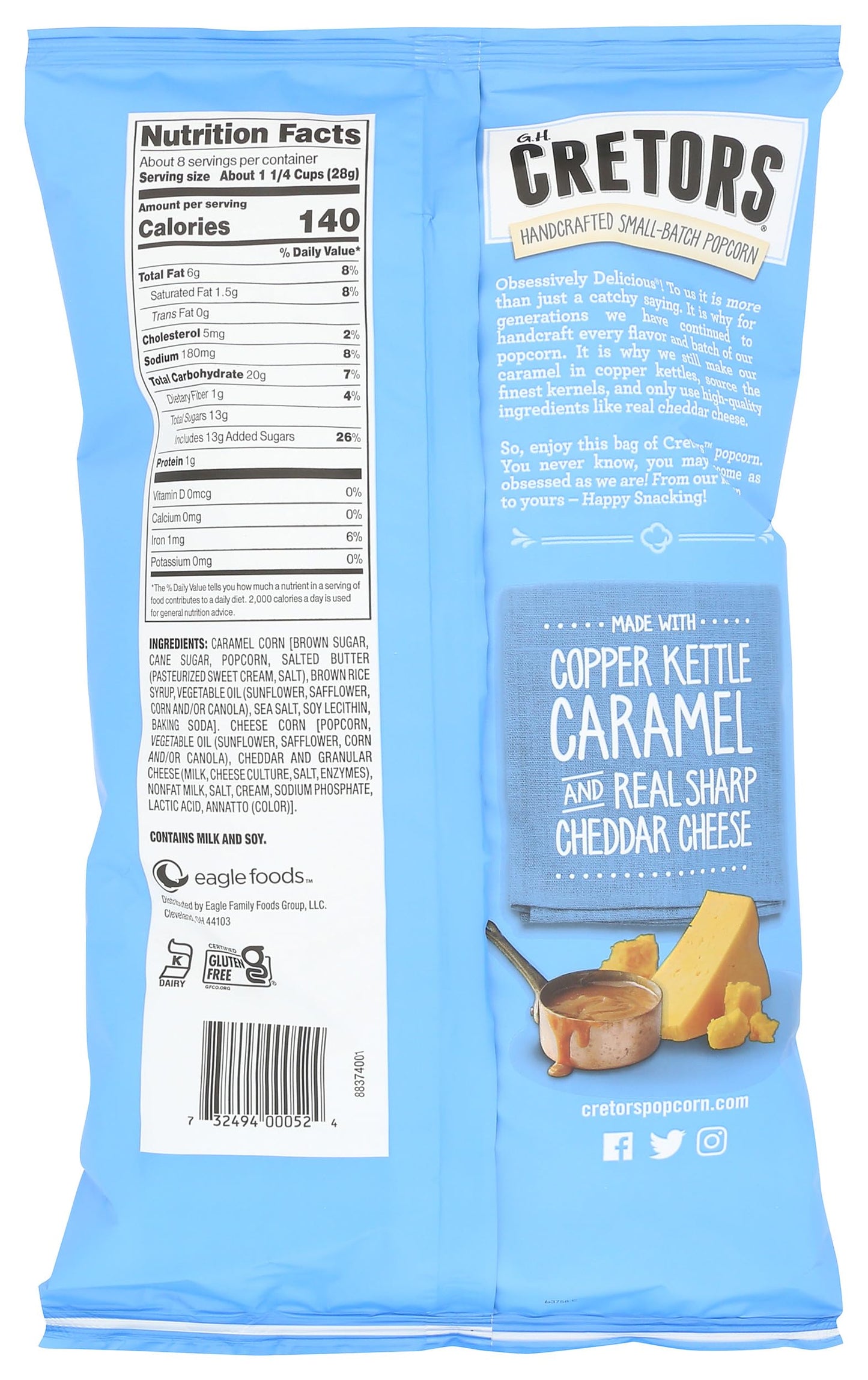 Gh Cretors, Popcorn The Mix, 7.5 Ounce