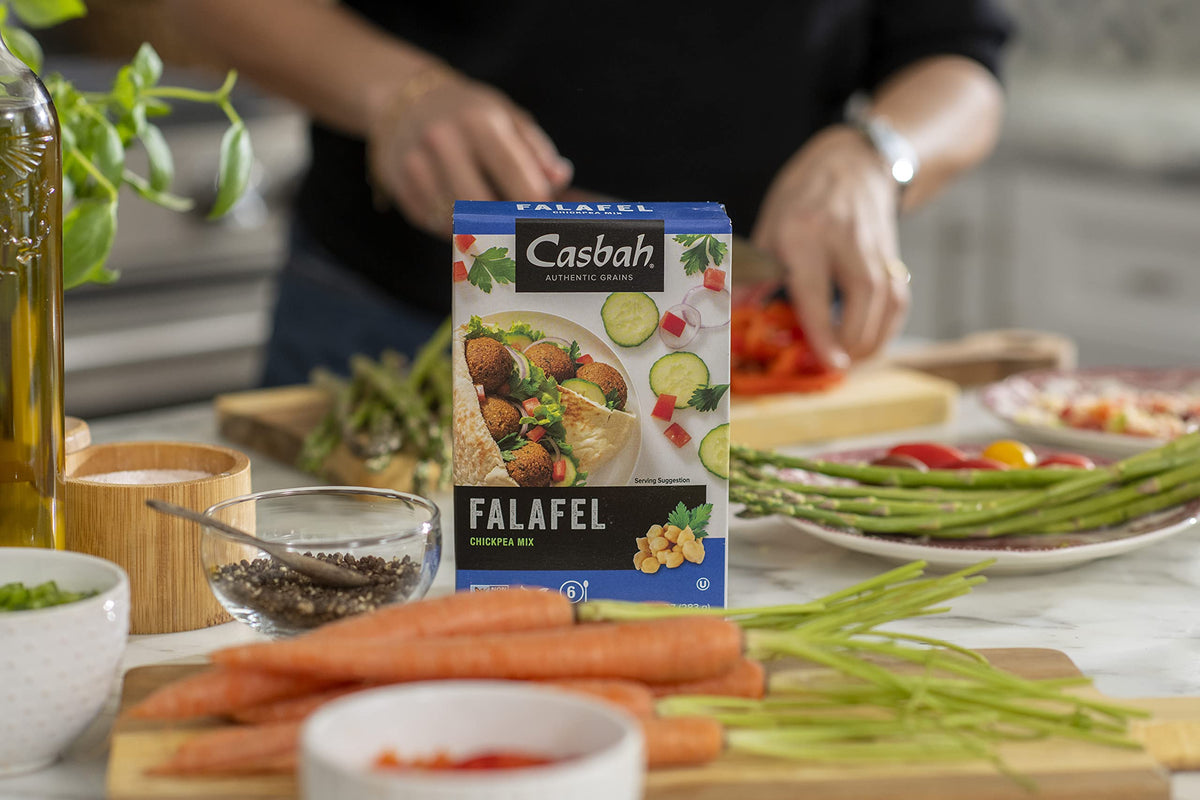 Casbah Authentic Grains, Falafel Chickpea Mix, 10 Ounce