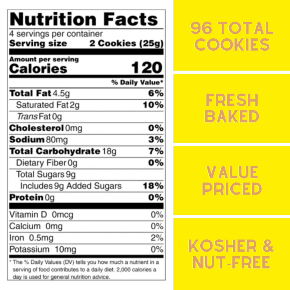 Carleys Sandwich Cookies, Lemon Creme, Perfect Lunch Box Or On-The-Go Snacks, Dessert Sweets, Snack Food Gifts, Kosher Certified, Sweet  , Nut-Free, 3.5 Oz Snack Packs, Pack Of 12