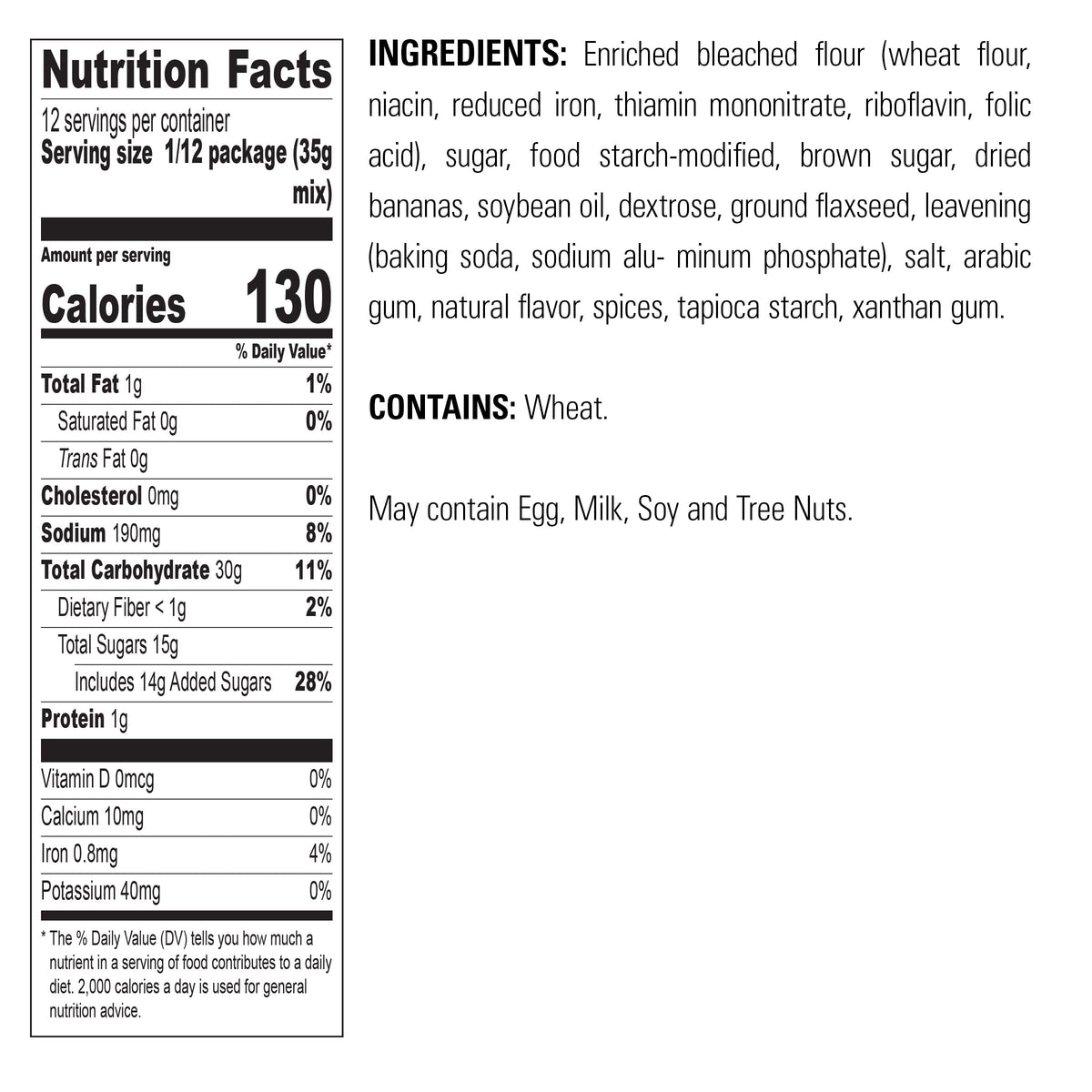 Krusteaz Banana Quick Bread Mix, Made with Real Bananas, 15.0 oz Boxes (Pack of 12)