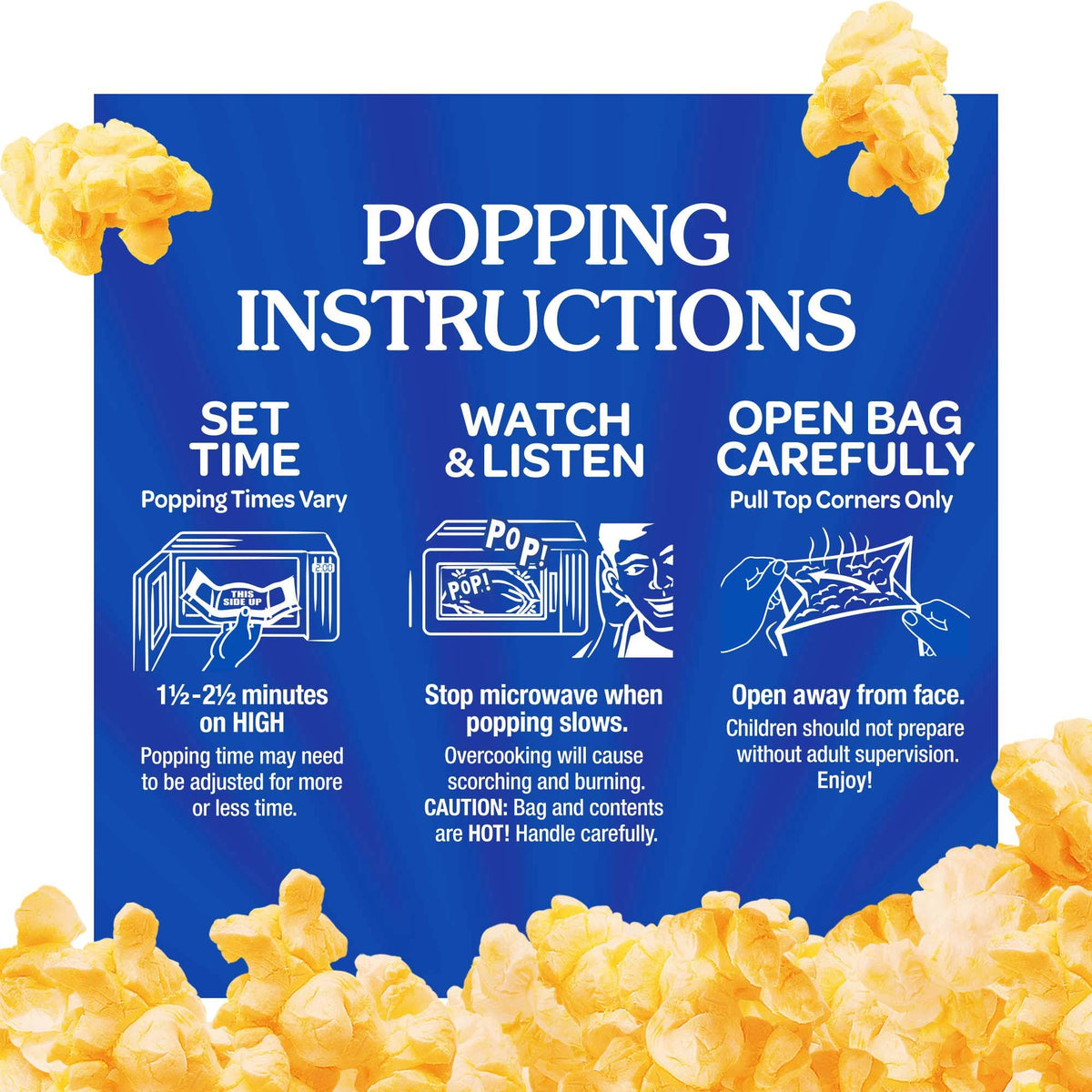 ACT II Butter Lovers Microwave Popcorn, 3-Count 2.75-oz. Bags (Pack of 2)