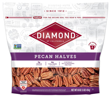 Diamond Of California Pecans Halves, 16 Oz (6 Pack)