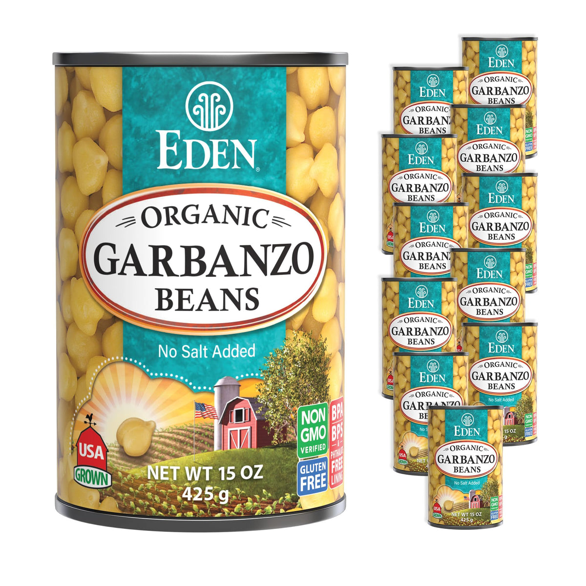 Eden Foods Garbanzos Beans Can (12X15 Oz)