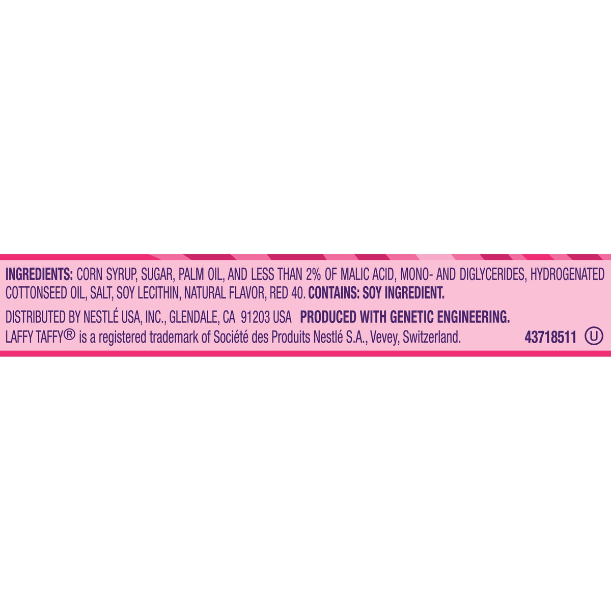 Wonka Laffy Taffy Rope, Strawberry, 0.81 Ounce