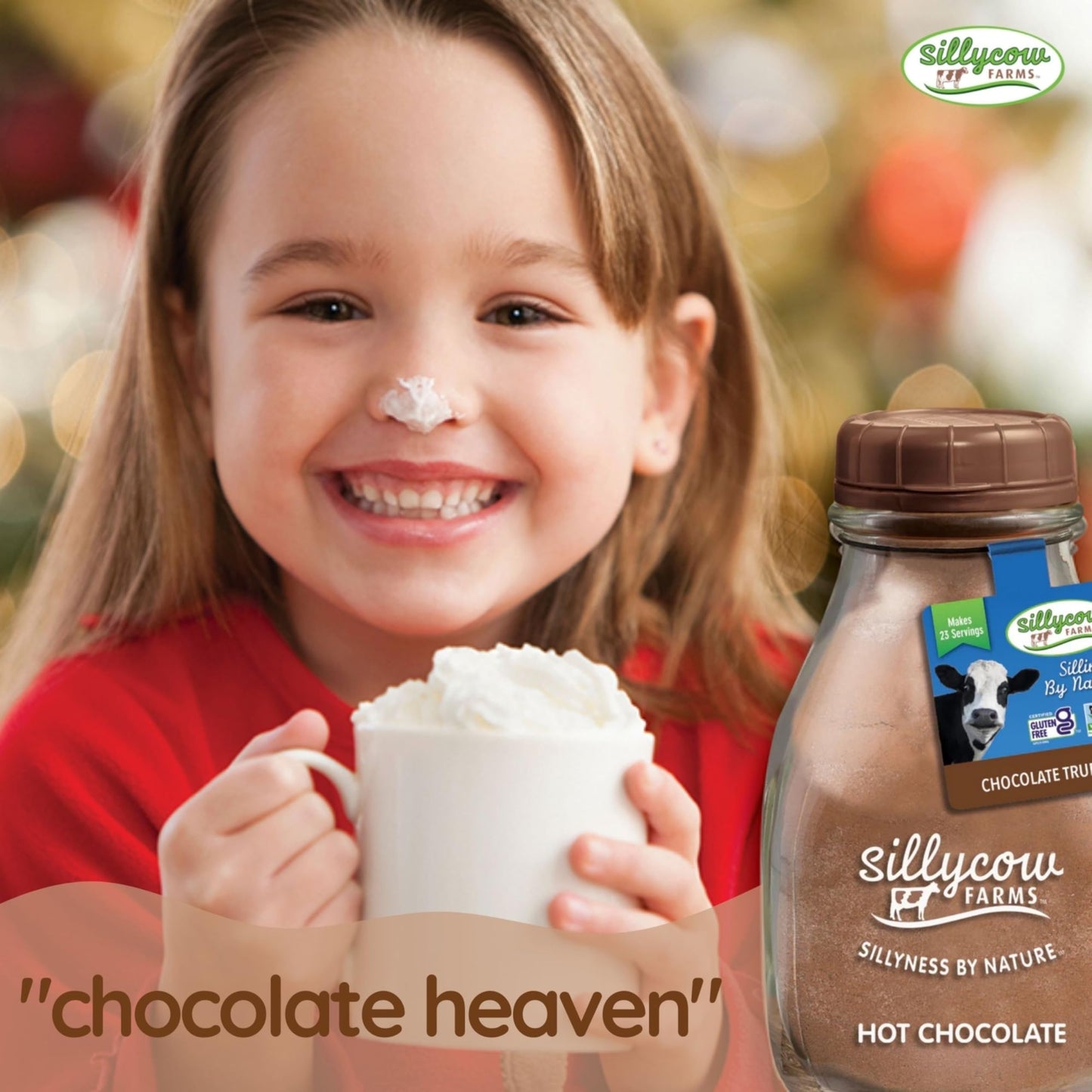 Sillycow Farms Hot Chocolate Variety Pack - Chocolate Chocolate, Chocolate Truffle, Chocolate Moo-Usse | Gluten Free, Non Gmo, P