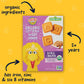 Earth's Best Organic Kids Snacks, Sesame Street Toddler Snacks, Organic Letter of the Day Cookies for Toddlers 2 Years and Older