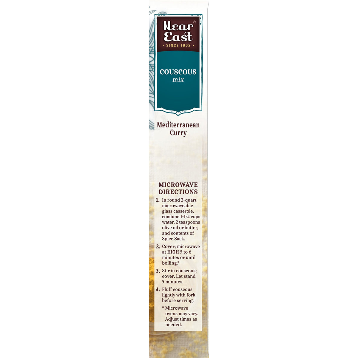 Near East Couscous Mix, Mediterranean Curry, 5.7Oz Box