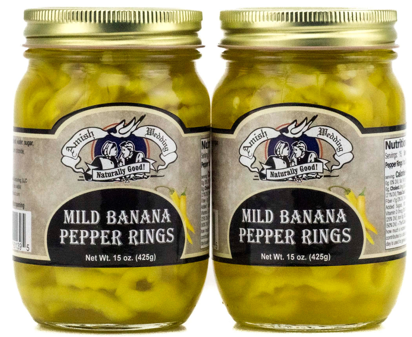 Amish Wedding Mild Banana Peppers (2 Jars)