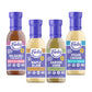 Fody Foods Salad Dressing Variety Pack, 8 Oz (Pack Of 4), Garlic And Onion Free, Low Fodmap Certified, Gut & Ibs Friendly, Vegan, Non-Gmo, Gluten Free, Keto Friendly