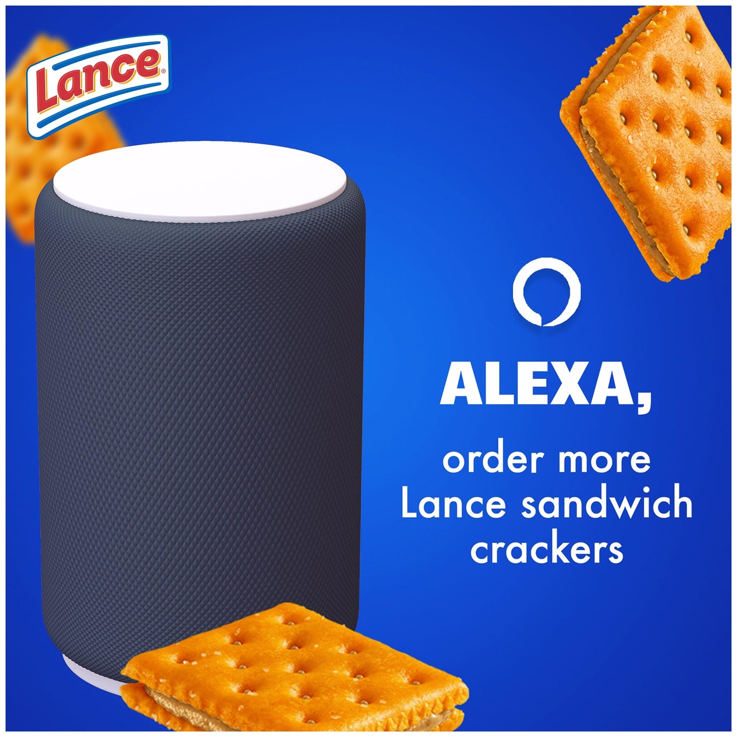 Lance Sandwich Crackers, ToastChee Peanut Butter, 10 Individual Packs, 6 Sandwiches Each