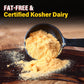 Zesty Cheddar Cheese Popcorn Seasoning - Wabash Valley Farms Cheddar Cheese Powder, Fat Free Cheese Popcorn Topping, Popcorn Fla