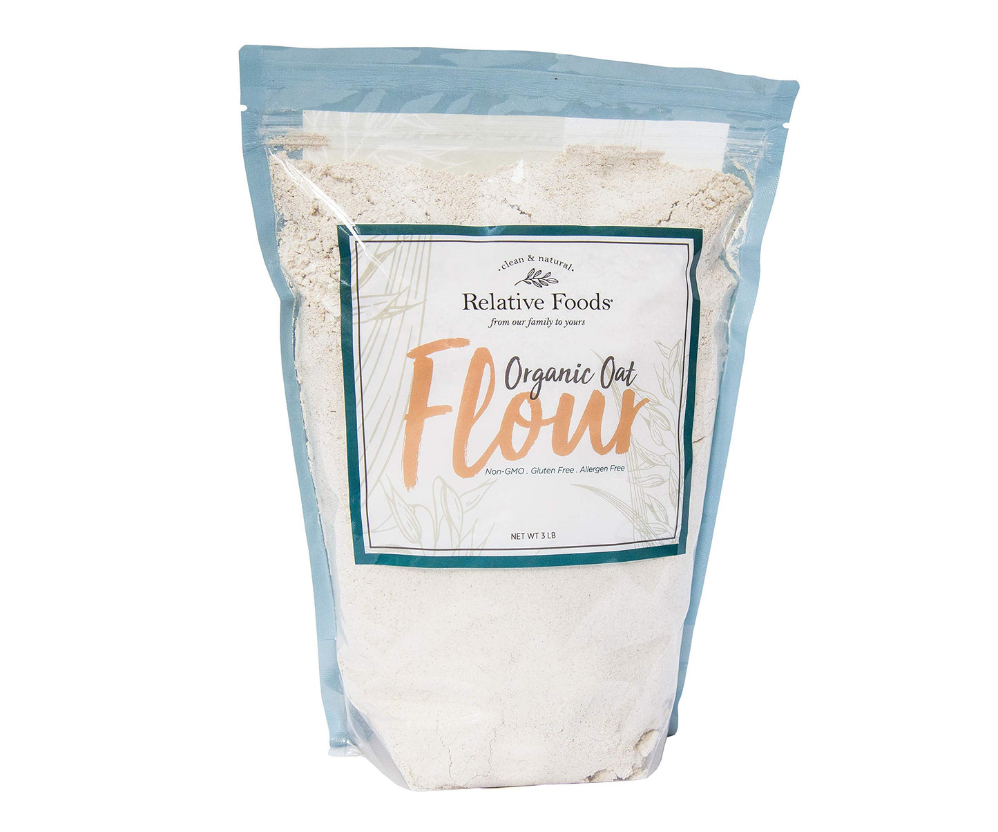 Gluten Free Oat Flour (3 Pounds) - Low-Carb Organic Oat Flour With Protein & Dietary Fiber - Vegan Flour Substitute For Wheat Fl
