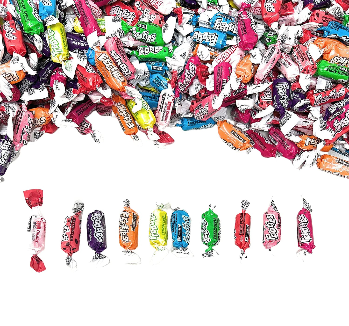 Tootsie Roll Frooties American Holiday Candy Fruity Favorites Party Mix Bag Soft And Chewy Taffy Midgees Individually Wrapped As