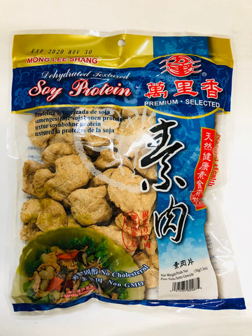 Mong Lee Shang Vegan Meat Substitute, Alternative, Vegan Soy Protein, TVP Textured Vegetable Protein, Meatless Plant Based Prote