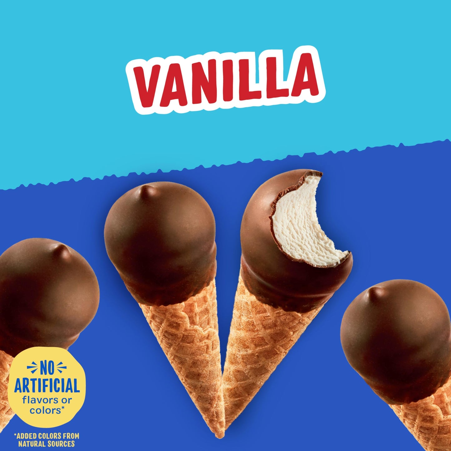 Drumstick Mini Drums Vanilla Sundae Cones, 20 Count