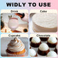 (10G) Edible Glitter For Cakes, Cocktails, Drinks - Iridescent White Edible Glitter Bulk - 100% Food Safe Cake Luster Dust Edibl