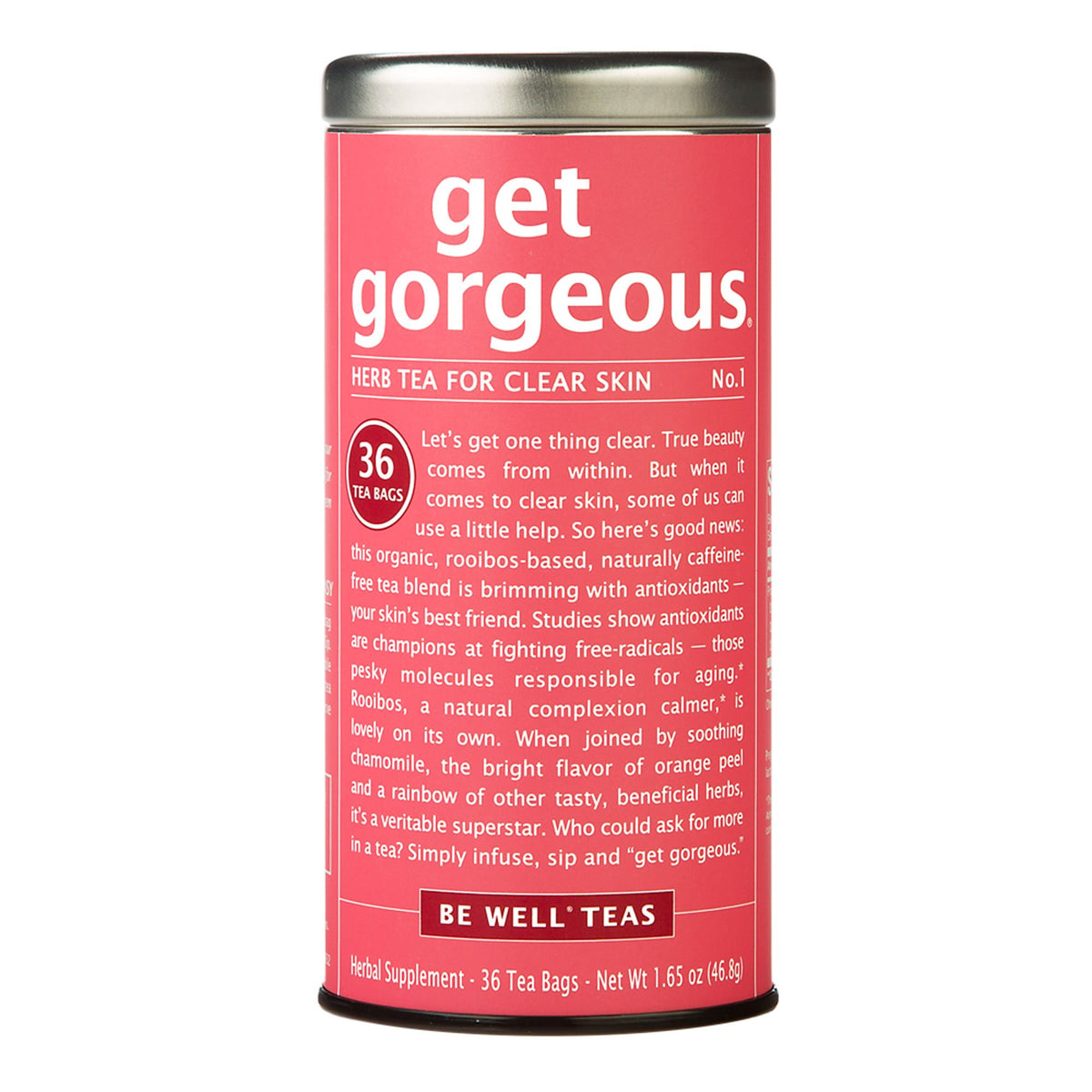 The Republic of Tea Get Gorgeous Tea, 36 Count, Model 742676408505
