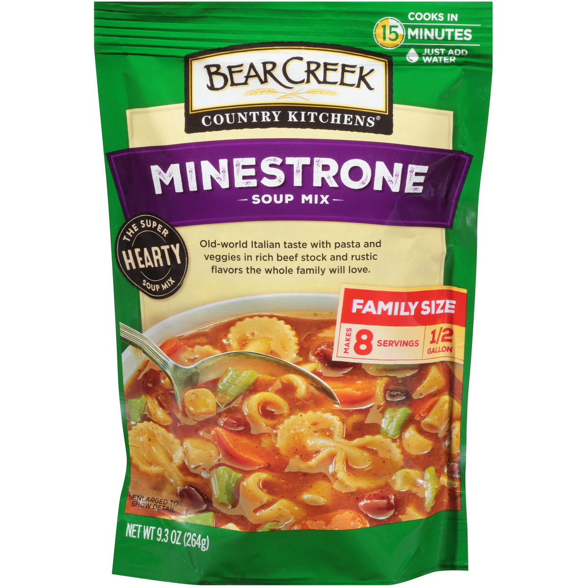 Bear Creek Soup Mix, Minestrone, 9.3 Ounce (Pack Of 6)