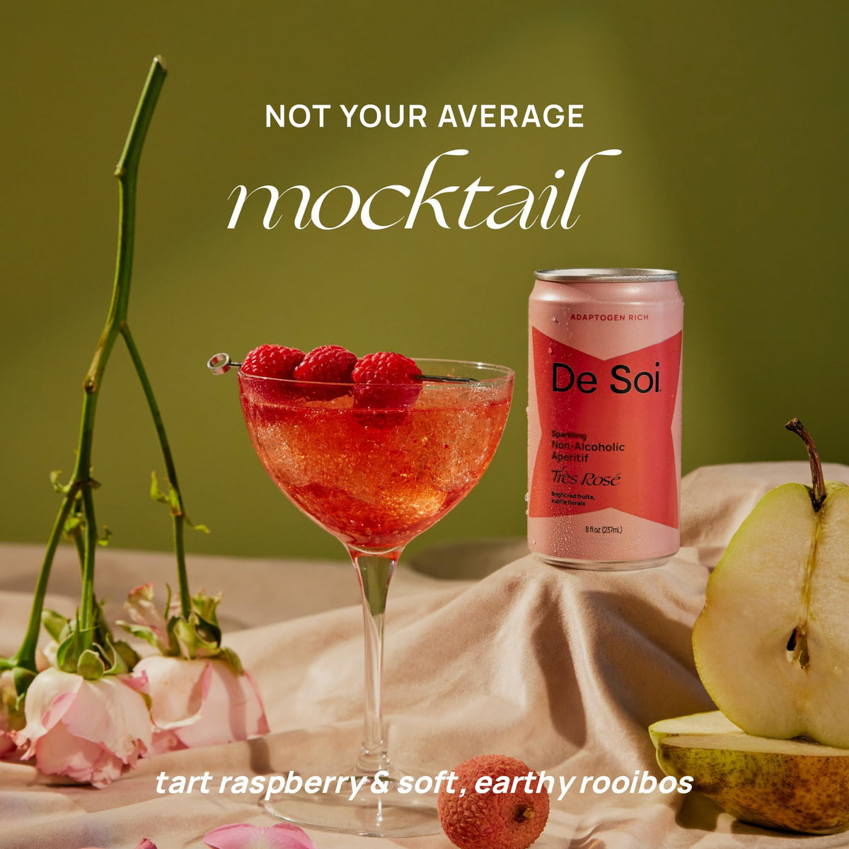 De Soi Non-  ic Sparkling Aperitifs Variety Pack - 8 Fl Oz, 4-Pack,    Free, Adaptogens & Natural Botanicals