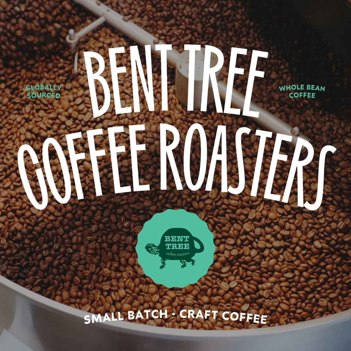 Bent Tree Coffee Roasters Organic Whole Bean Coffee, Dark Roast, Smooth & Rich, 12oz